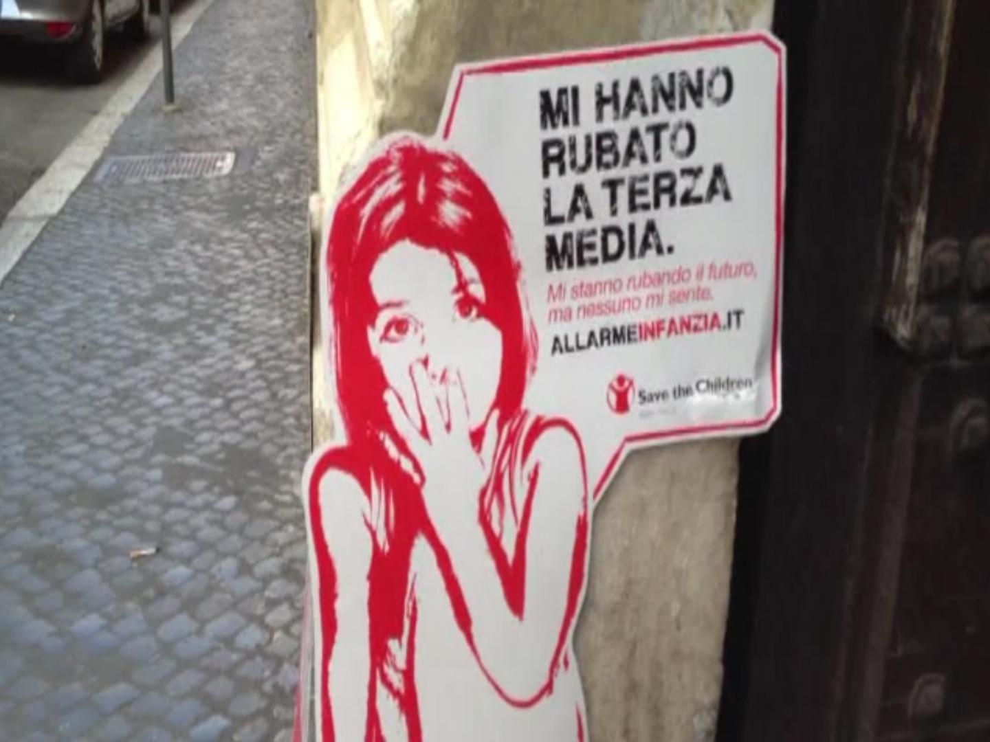 Save the Children: Italia nega futuro ai suoi figli