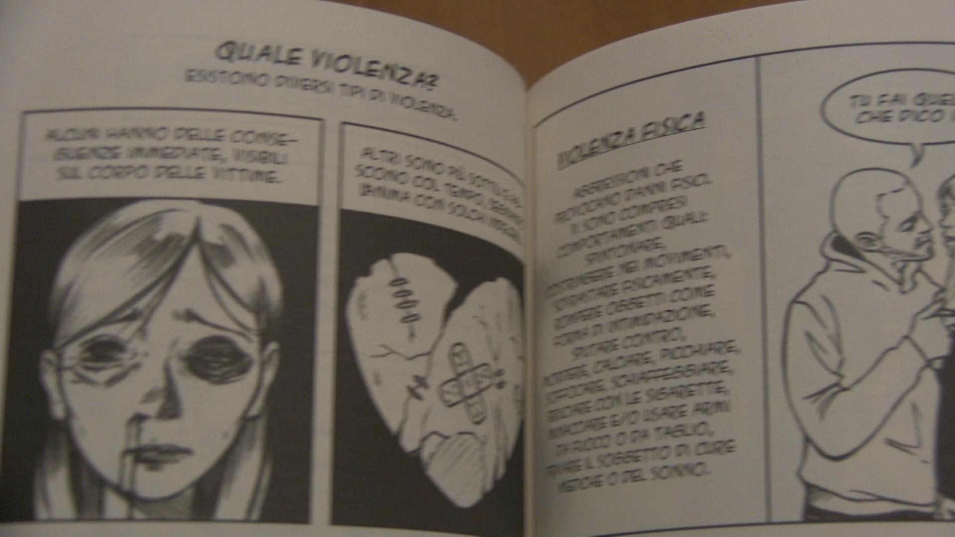 Un fumetto sulla violenza contro donne