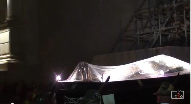 L'Aquila: grande successo per la processione del Cristo Morto