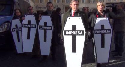 Graziani, 'Pressione fiscale troppo alta, non pagheremo piu'  tasse'