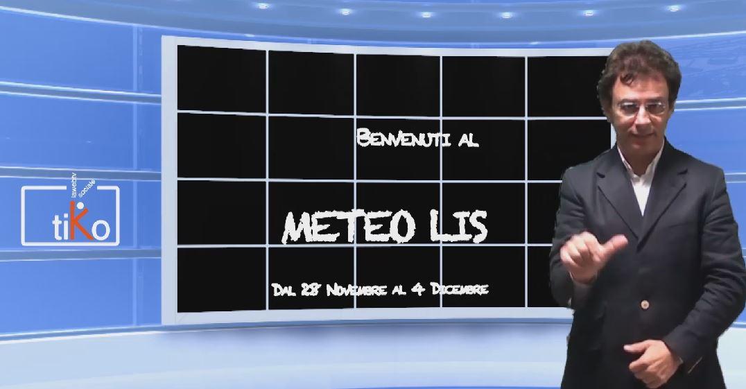 Meteo LIS dal 28 novembre al 4 dicembre