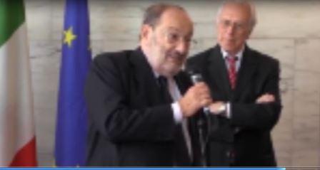 Umberto Eco medaglia d'oro