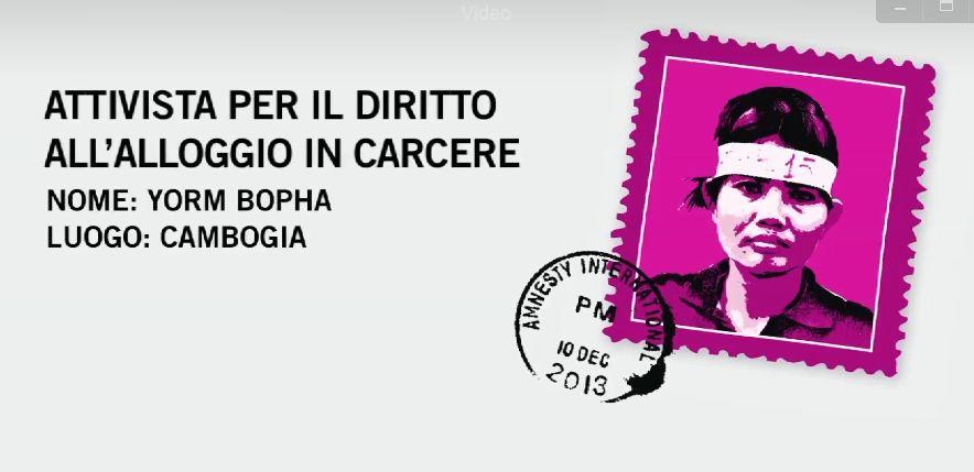 Yorm Bohpha, attivista per il diritto all'alloggio in carcere